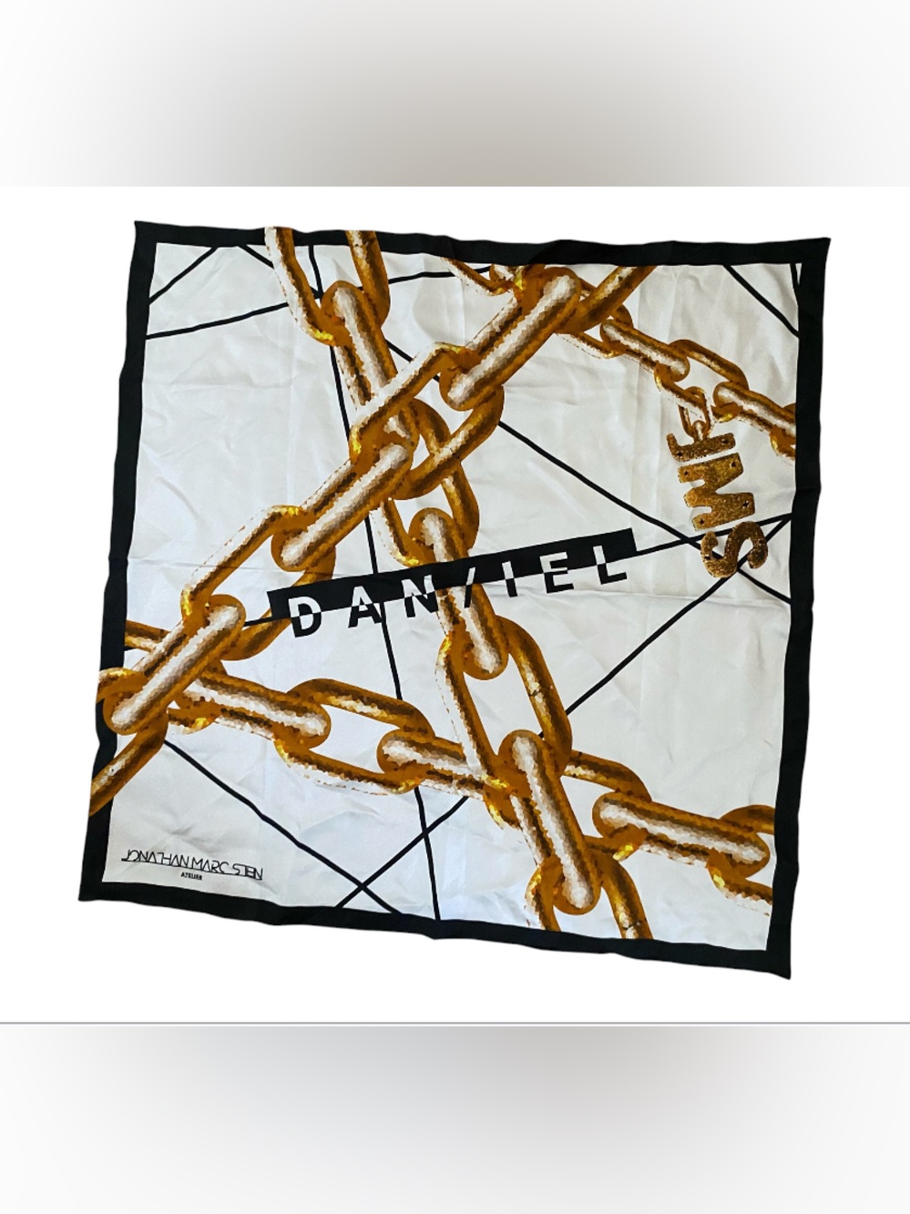 Jonathan Marc Stein Atelier Silk Dan/iel Scarf